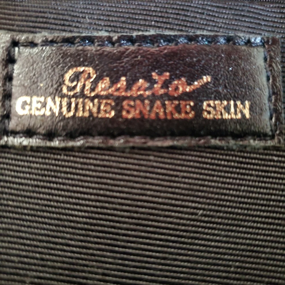 Rosato - Vintage - Genuine Snake Skin  - Shoulder Bag